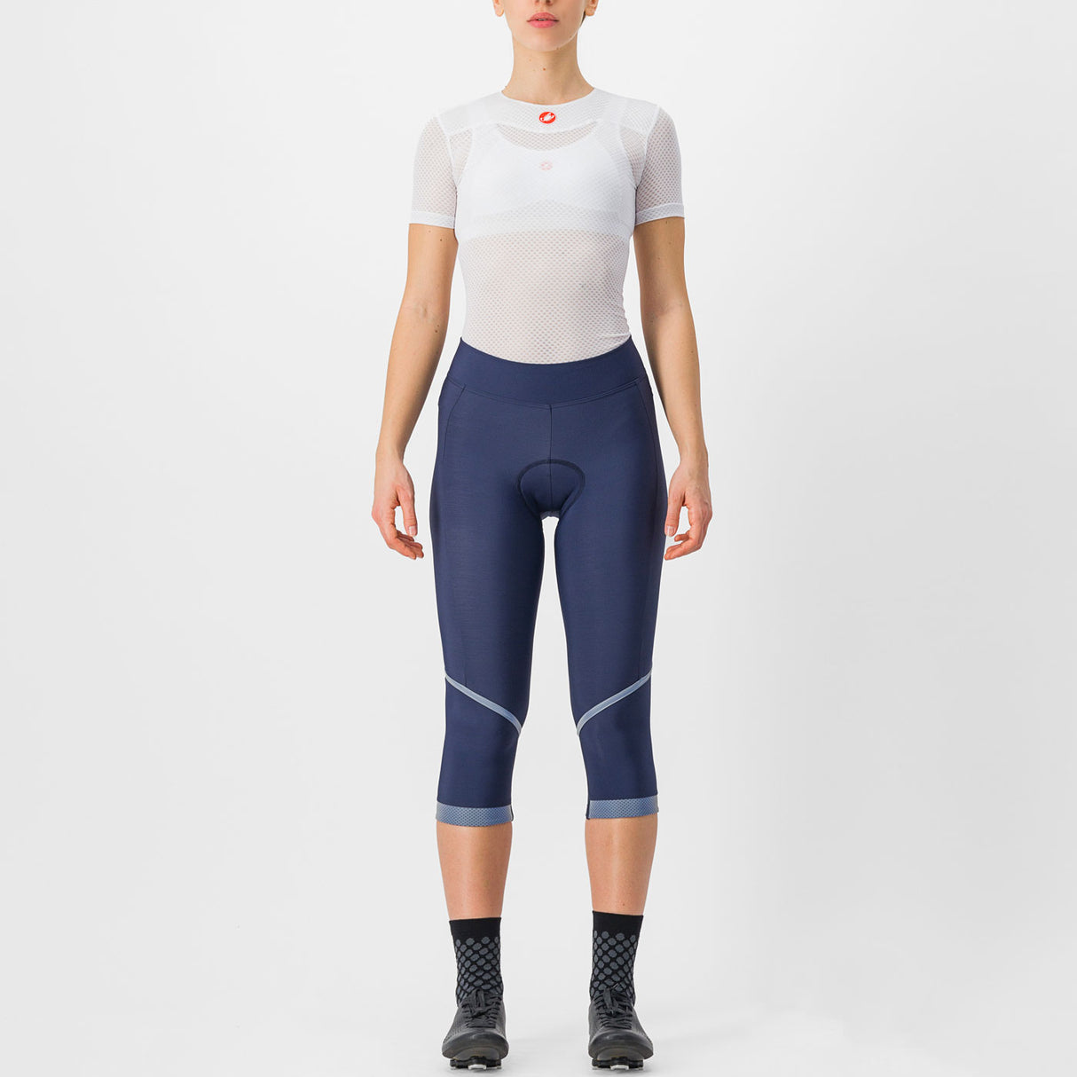 Bermuda senza bretelle donna Castelli Velocissima DT - Blu scuro - Q