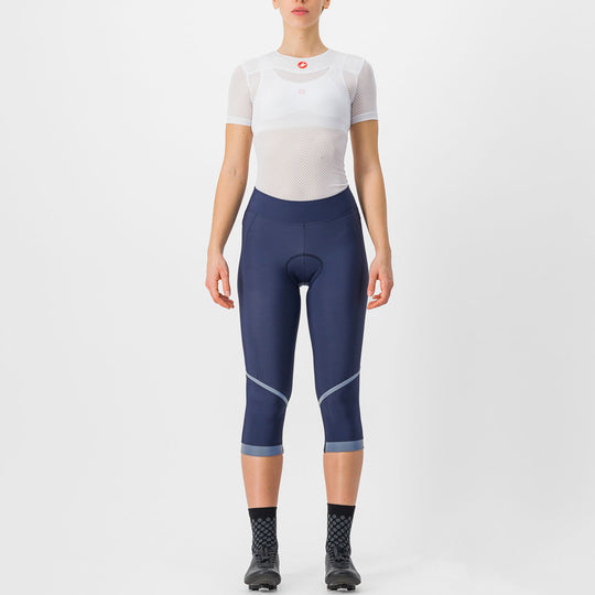 Bermuda women's strapless Castelli Very fast DT - Dark blue 