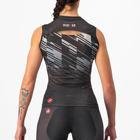 Maglia donna senza maniche Castelli Insider - Nero - C