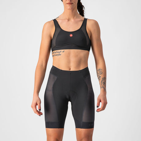 Pantaloncini donna Castelli Insider - Nero - N