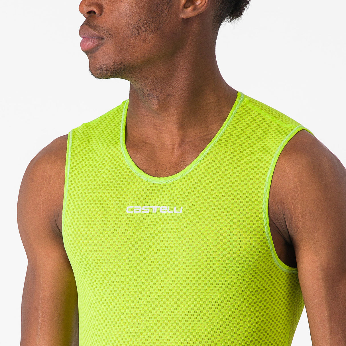 Maglia intima senza maniche Castelli Pro Mesh 2.0 - Giallo - P