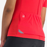 Maglia donna Castelli Anima 4 - Rosso - C