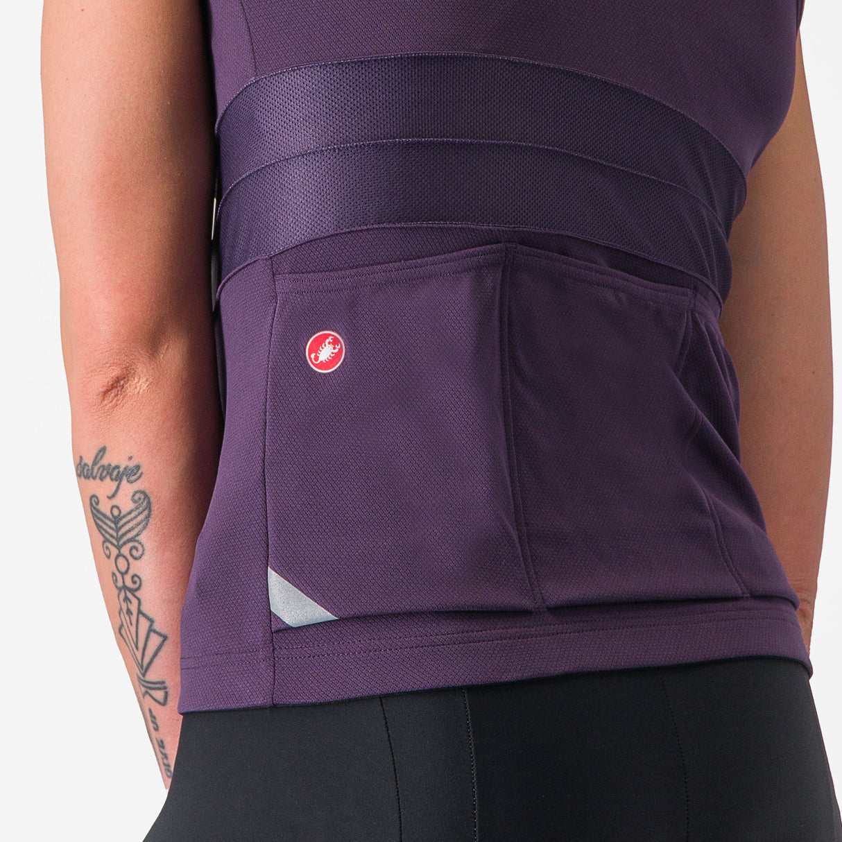 Maglia donna senza maniche Castelli Anima 4 - Viola - L