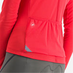 Castelli Anima 4 woman long sleeves jersey - Red