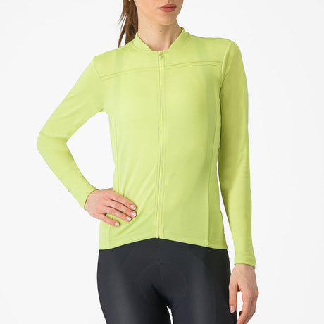 Maglia maniche lunghe donna Castelli Anima 4 - Giallo - C