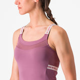 Top donna Castelli Bavette - Viola bianco - D