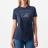 T-Shirt mujer Castelli Pedalare - Azul