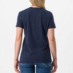 T-Shirt femme Castelli Pedalare - Bleu
