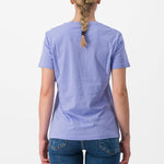T-Shirt femme Castelli Pedalare - Violet