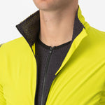 Castelli Alpha Flight RoS jacket - Yellow