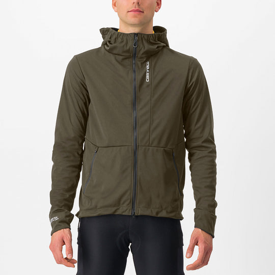 Castelli Trail Hoodie jacke - Grun