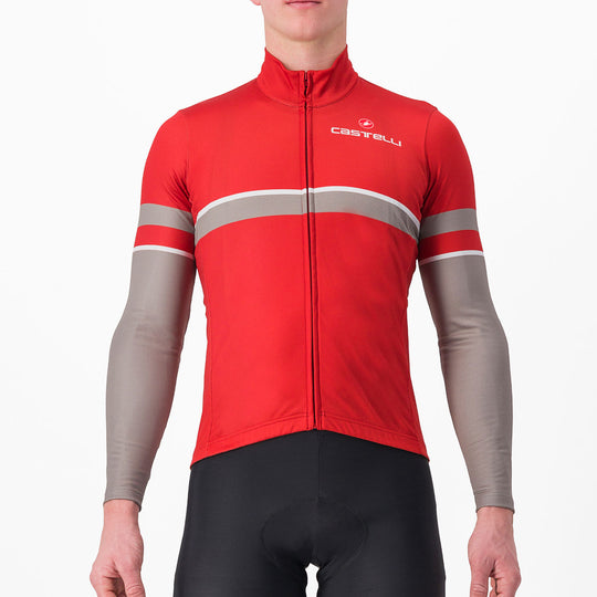 Maglia maniche lunghe Castelli Retta - Rosso
