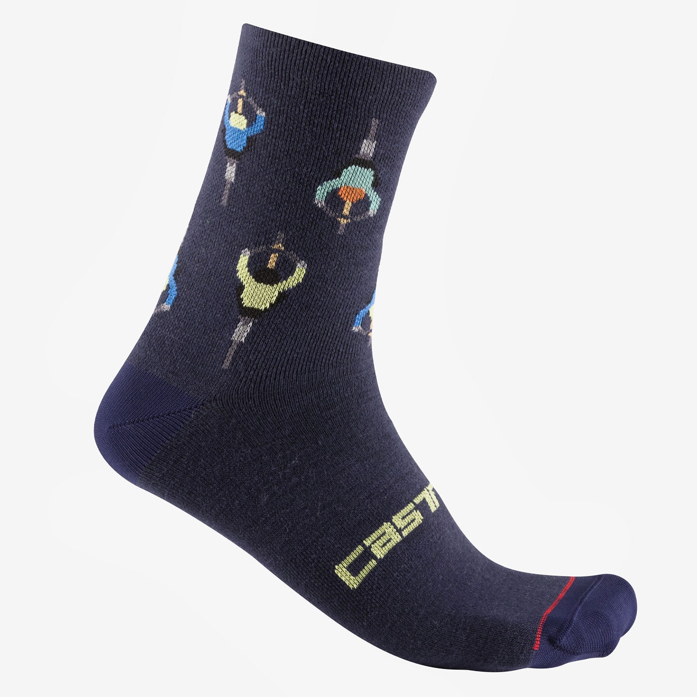 Calzini Invernali Castelli Go W 15 Per Donna: Misto Lana Merino, Altezza 20 Cm. Comfort E Calore Per Le Tue Uscite In Bici O Nella Vita Di Tutti I Giorni.
