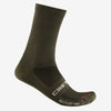 Castelli Re-cycle Thermal 18 socks - Green
