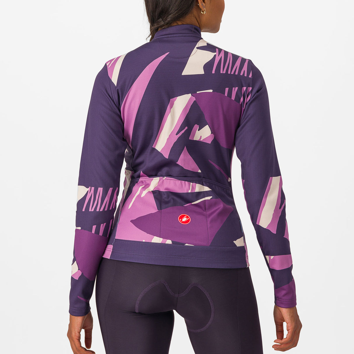 Maglia maniche lunghe donna Castelli Tropicale - Viola - L