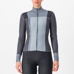 Castelli Unlimited Thermal women long sleeved jersey - Black gray