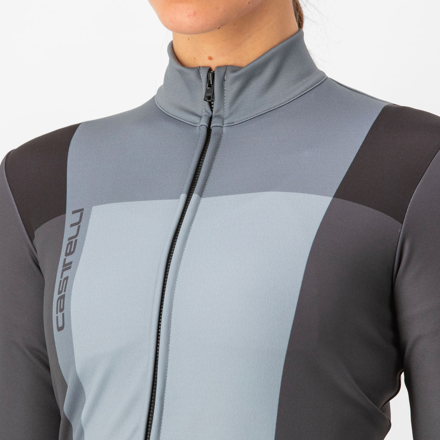 Castelli Unlimited Thermal women long sleeved jersey - Black gray