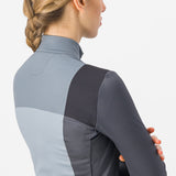 Maglia maniche lunghe donna Castelli Unlimited Thermal - Nero grigio - L