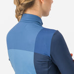 Maillot manches longues femme Castelli Unlimited Thermal - Bleu