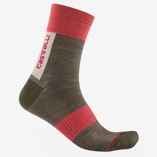 Castelli Velocissima Thermal frau socken - Grun