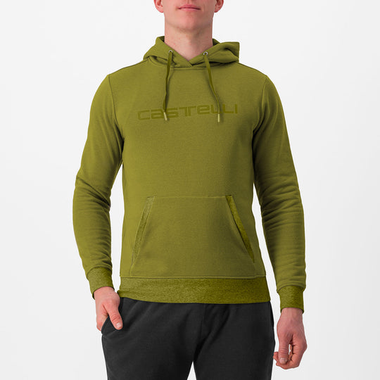 Sweat Castelli Logo Hoodie - Vert