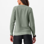 Sweat-shirt femme Castelli Logo - Vert