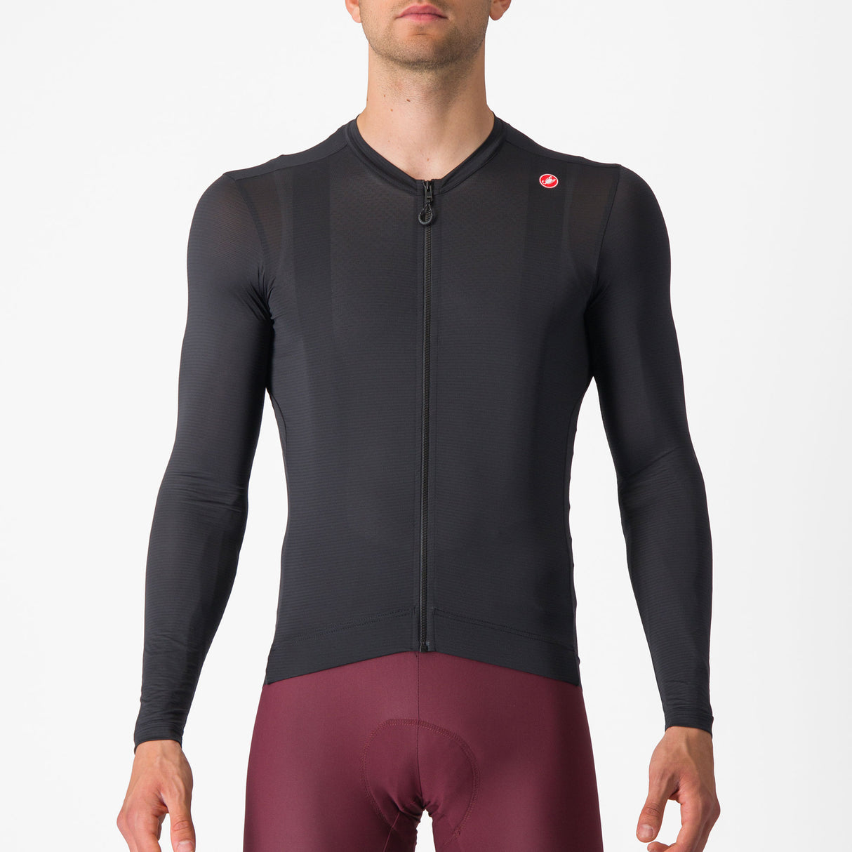 Maglia maniche lunghe Castelli Espresso - Nero - B