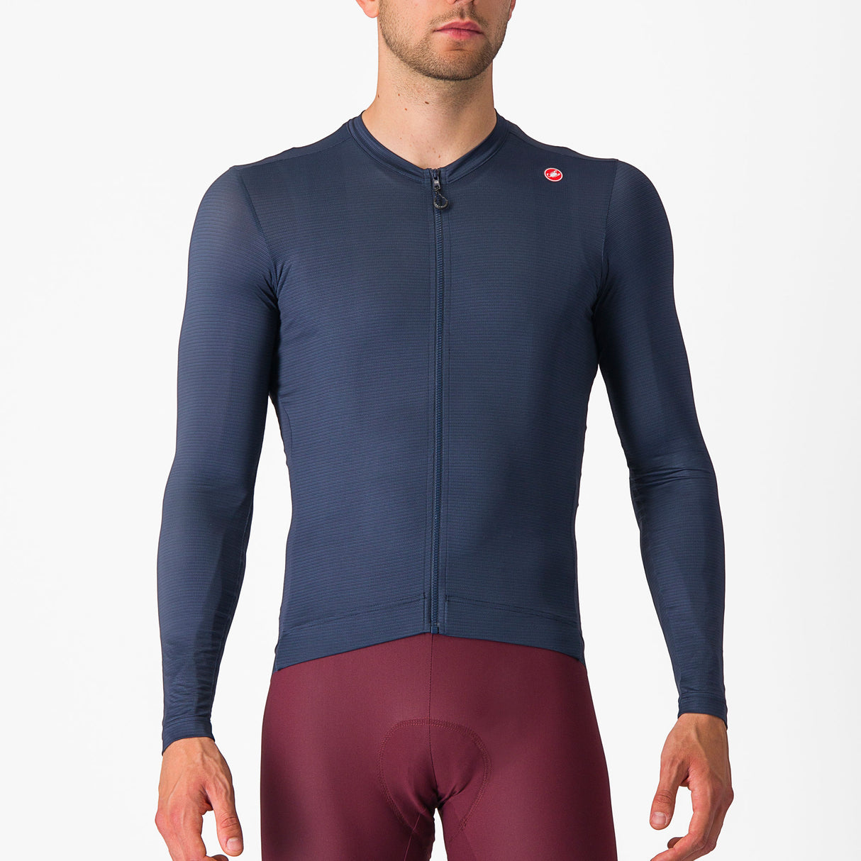 Maglia maniche lunghe Castelli Espresso - Blu - L