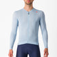Maillot manga larga Castelli Espresso - Azul claro