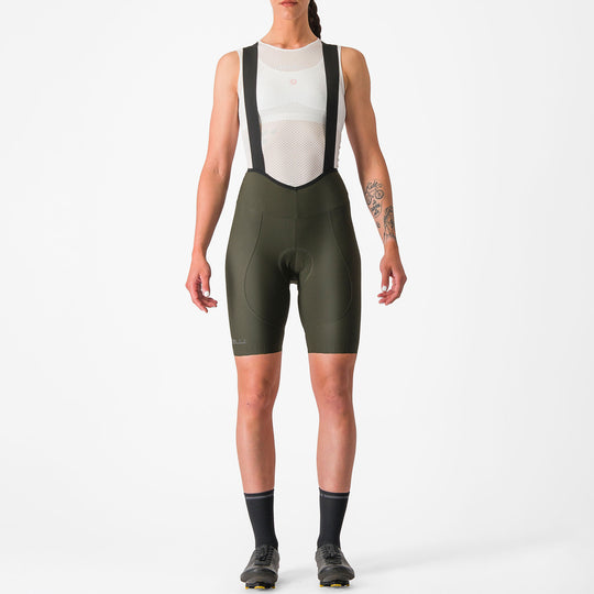 Castelli Espresso DT women bib short - Green
