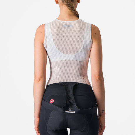 Maglia intima senza maniche donna Castelli Pro Mesh 4 - Bianco - F