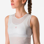Castelli Pro Mesh 4 woman sleeveless base layer - White