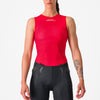 Castelli Pro Mesh 4 woman sleeveless base layer - Red