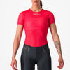 Camiseta interior mujer Castelli Pro Mesh 4 - Rojo