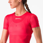 Camiseta interior mujer Castelli Pro Mesh 4 - Rojo