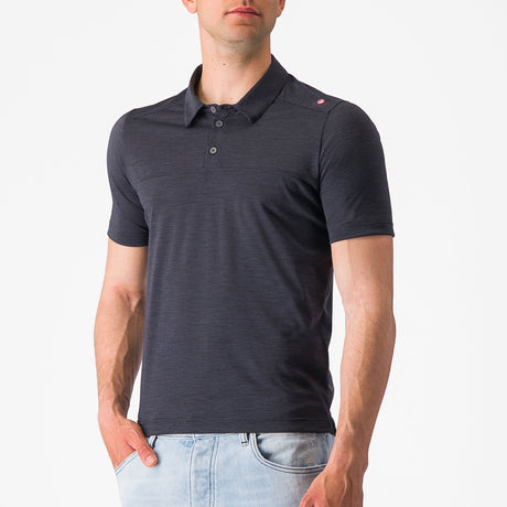 Polo Castelli Merino - Nero - B