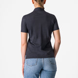 Polo donna Castelli Merino - Nero - I