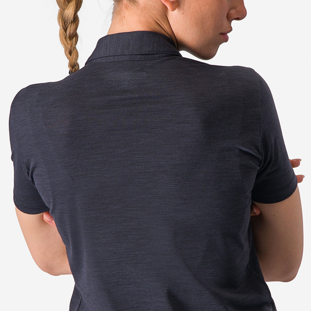 Polo donna Castelli Merino - Nero - M