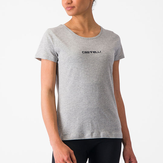 T-shirt femme Castelli Classico - Gris