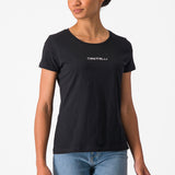 T-Shirt donna Castelli Classico - Nero - F