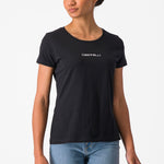 T-shirt femme Castelli Classico - Noir