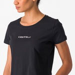 T-shirt femme Castelli Classico - Noir