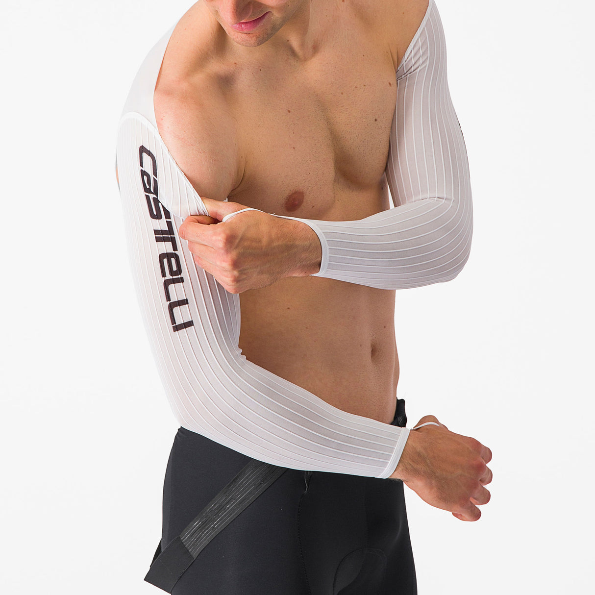 Manica lunga Aero Castelli Bolero - Bianco - N