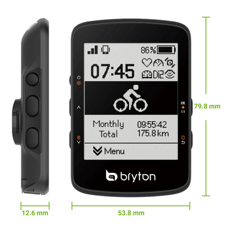 Bryton GPS RIDER 460D - Nero - H
