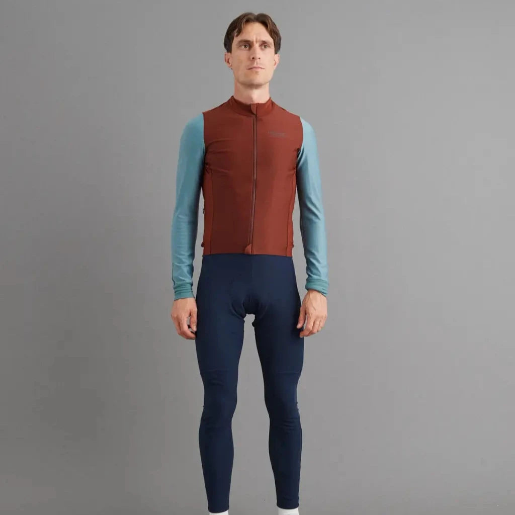 Maglia maniche lunghe Pas Normal Studios Mechanism Thermal - Marrone blu - E