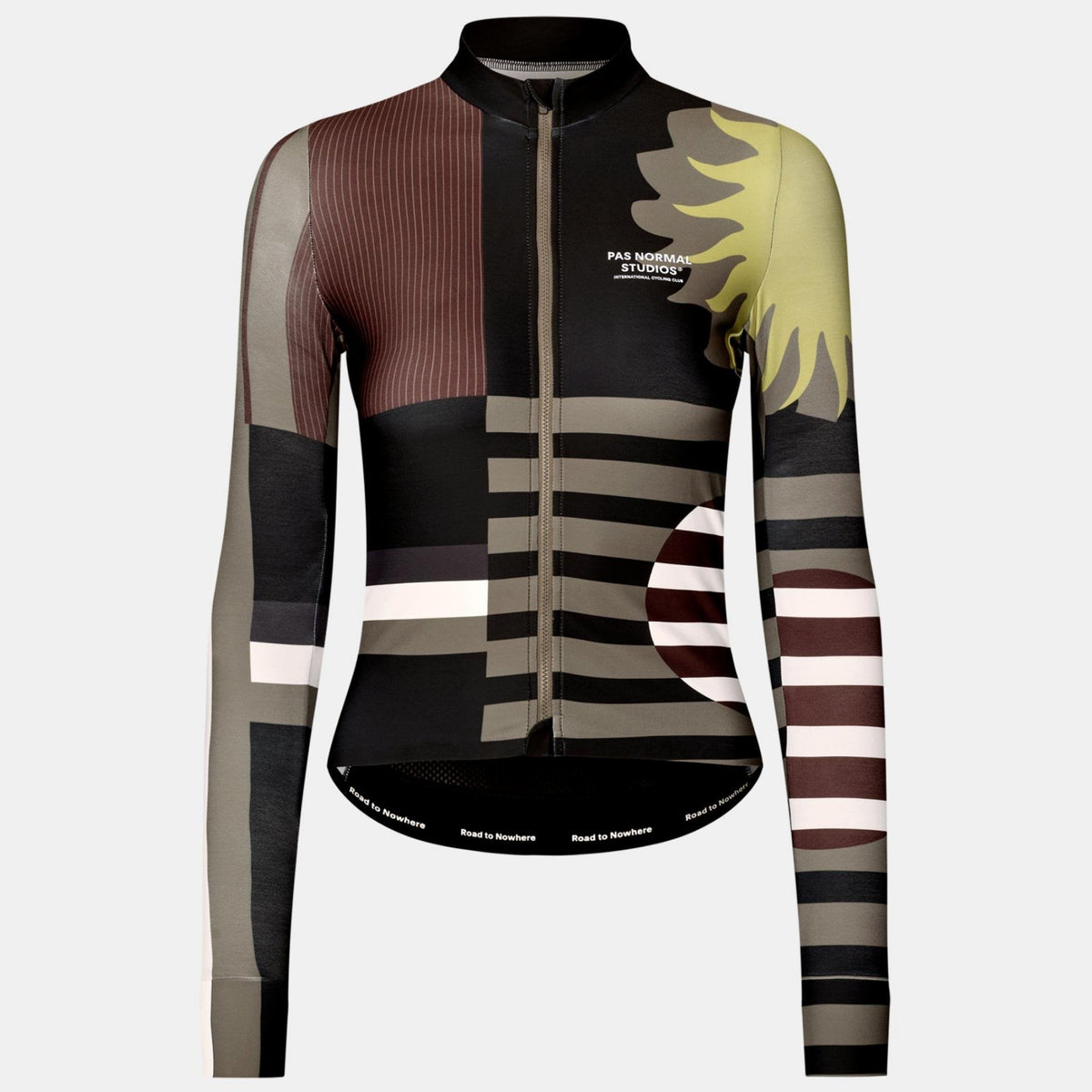 Langarmtrikot damen Pas Normal Studios Mechanism AOP International - Grün