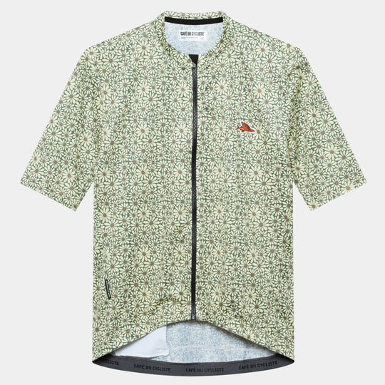 Maglia Cafe du Cycliste Fleurette - Verde