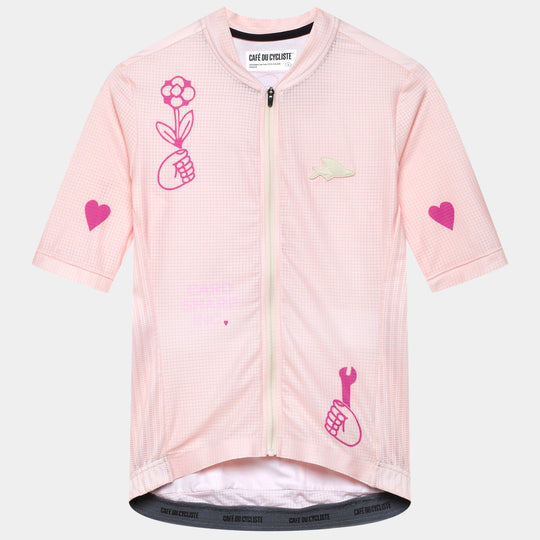 Maglia donna Cafe du Cycliste Angeline - Rosa