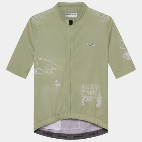 Maglia Cafe du Cycliste Eze - Verde - P