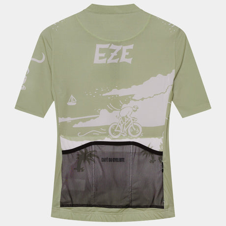 Maglia donna Cafe du Cycliste Eze - Verde - E